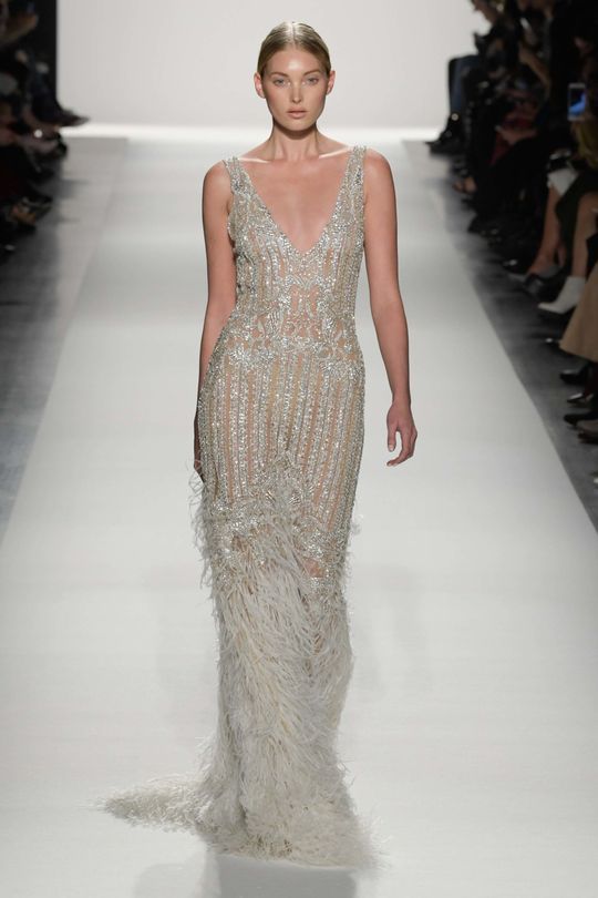 evening gown runway