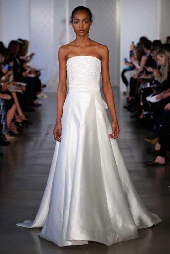 oscar de la renta bridal 2017