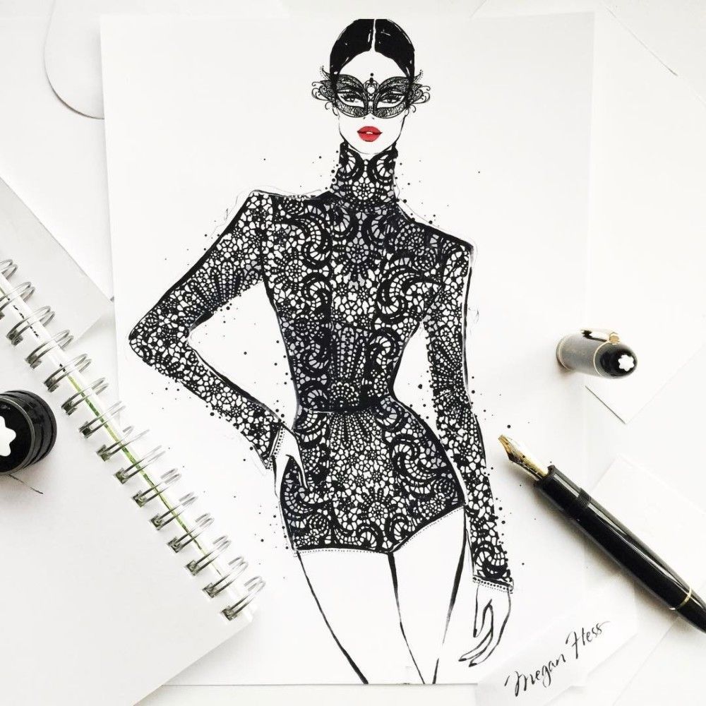 Easy How To Draw Fashion Sketches In Illustrator with Pencil