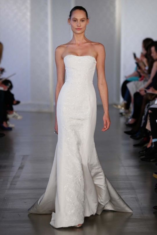 oscar de la renta bridal 2017