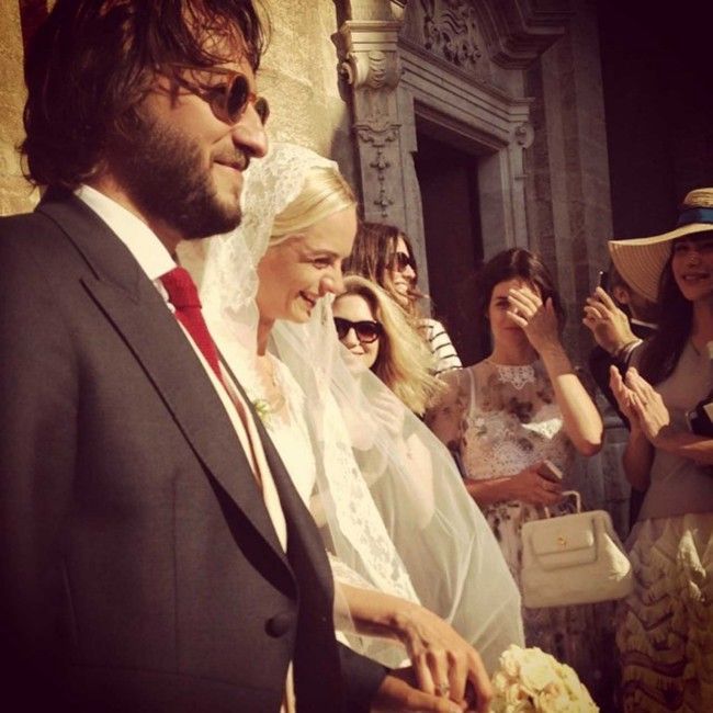 Society bride: Virginie Courtin-Clarins's wedding in pictures - Vogue ...