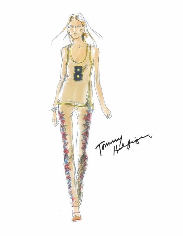 From idea to runway: See Tommy Hilfiger's sketches - Vogue Australia