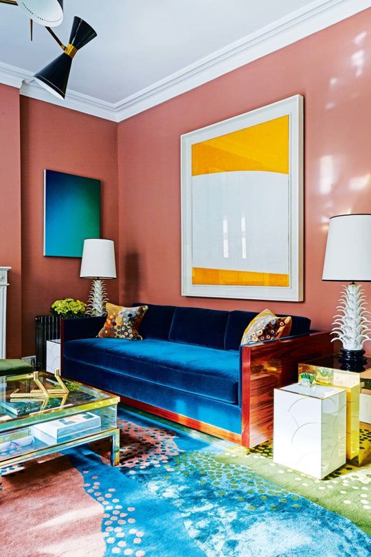 House tour: an elegant home by designer Peter Mikic making pink walls ...